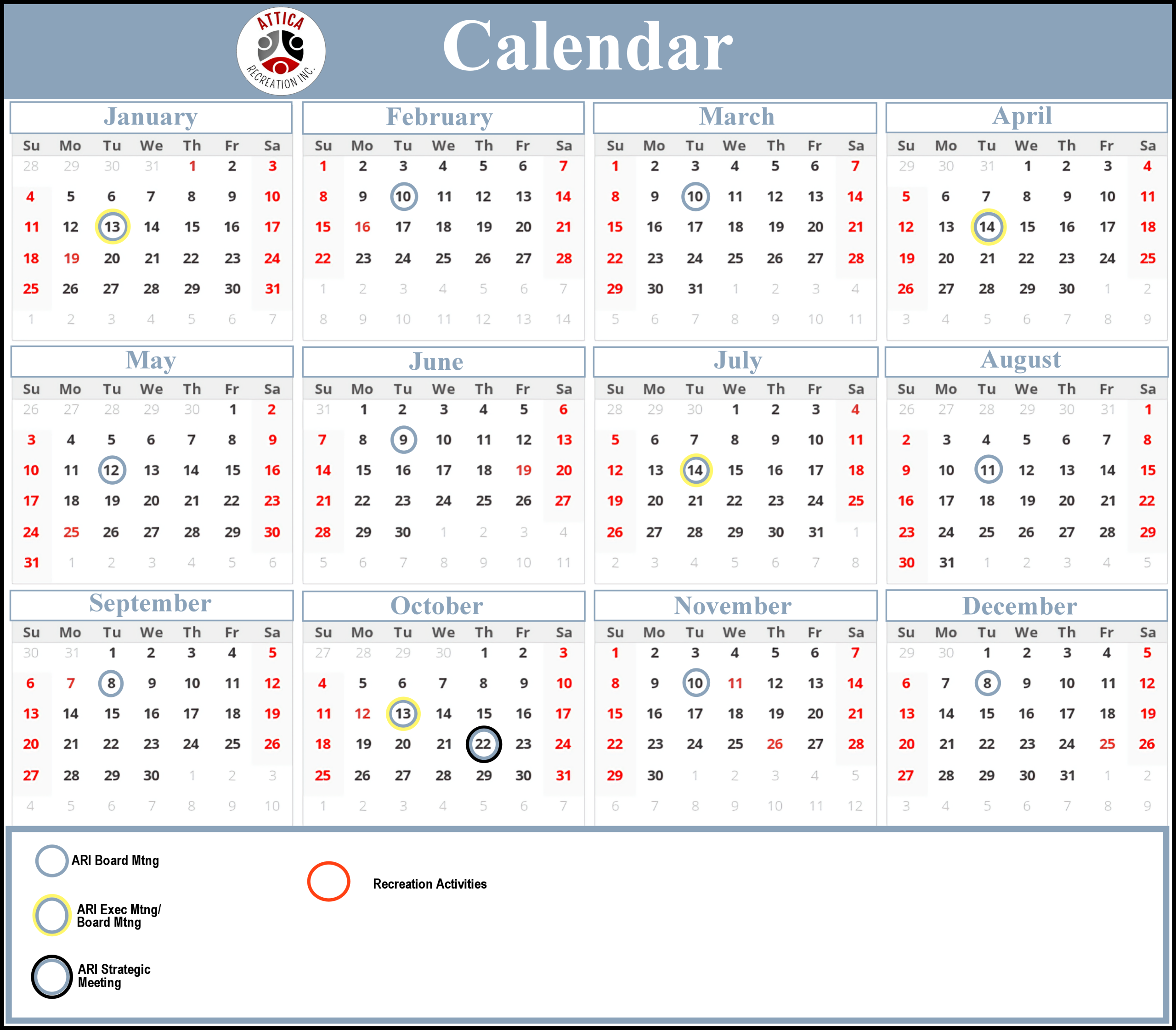 Calendar